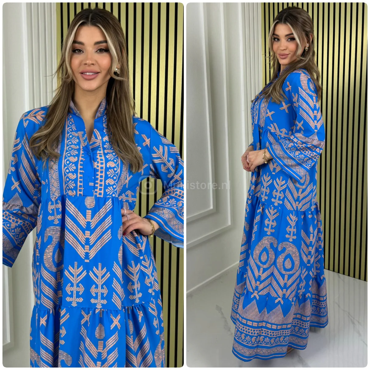 Aztec Maxi Ruffle Bottom - Afbeelding 4