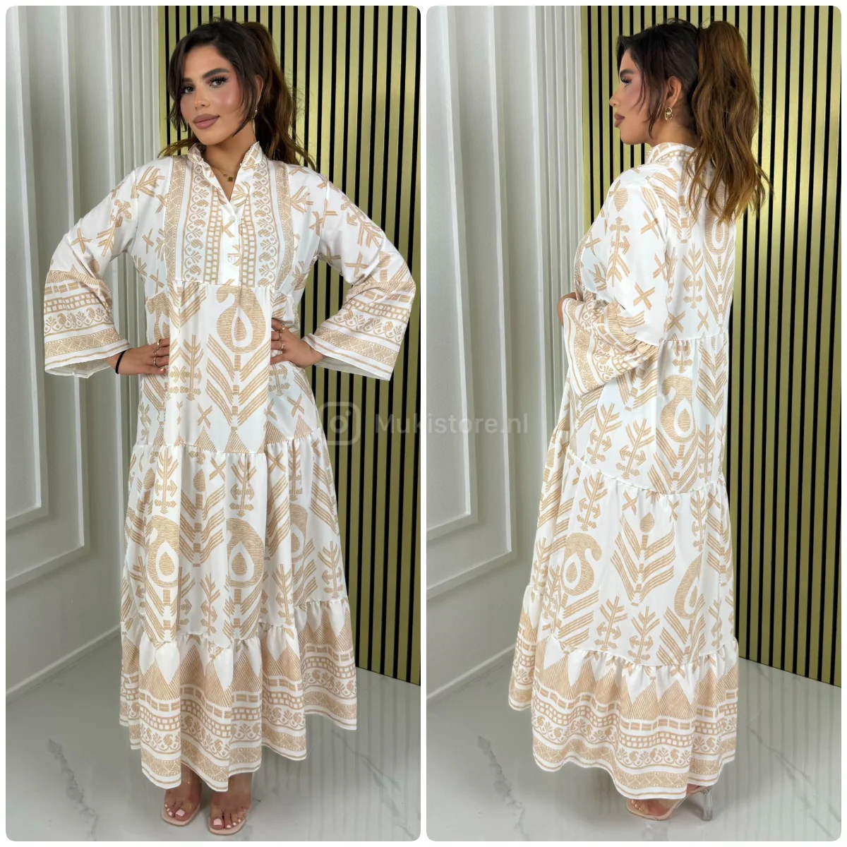 Aztec Maxi Ruffle Bottom - Afbeelding 3