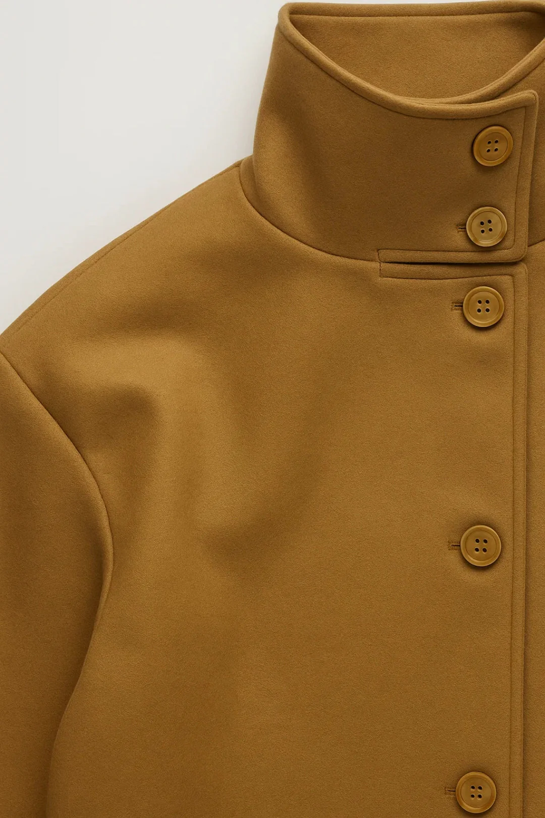 Dames Jas | Elegant Straight | Hoge Kraag | Winter - Afbeelding 5