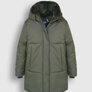 Belvina lange winterjas met capuchon