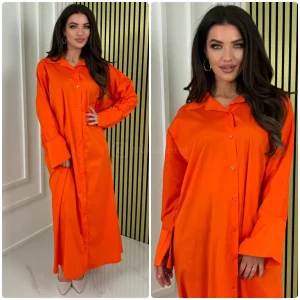 Blouse Maxi Dress Big Sleeve Detail