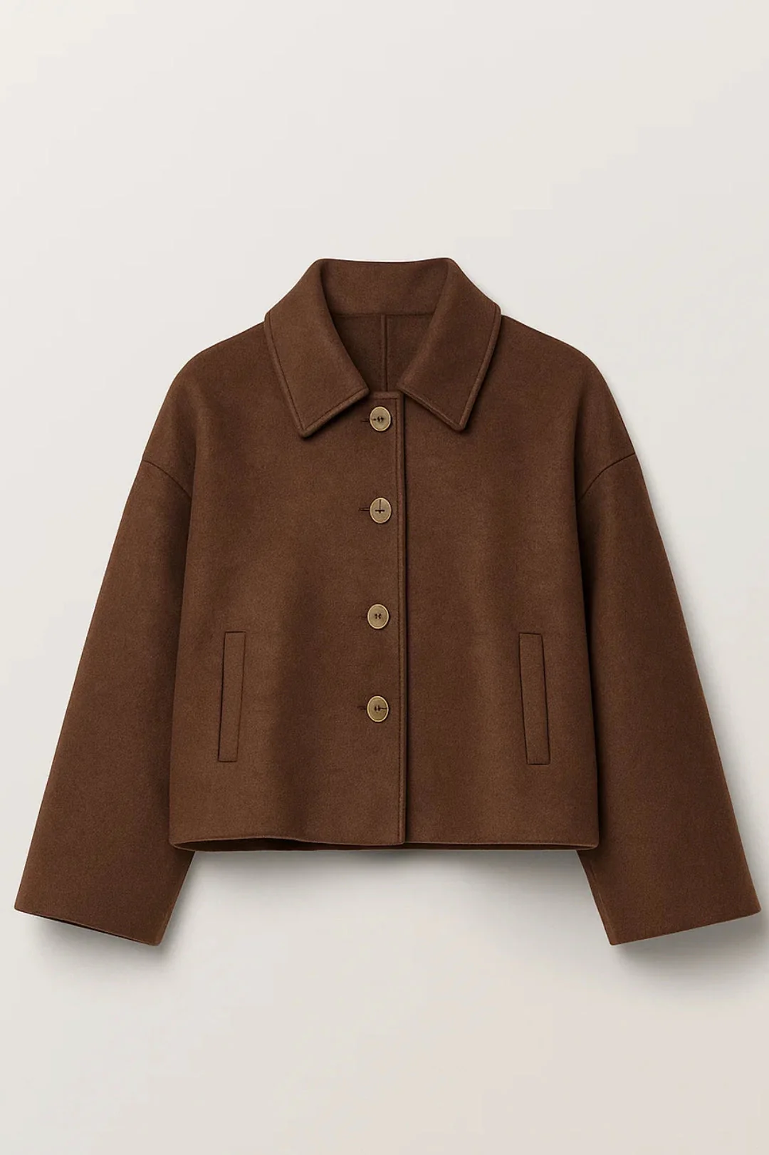 Dames Jas | Oversized Elegant | Cropped Silhouet | Winter - Afbeelding 4