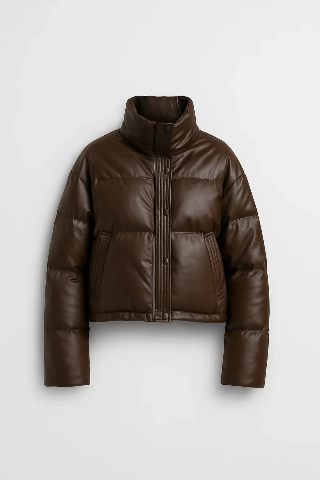 Dames Jas | Oversized Puffer | Hoge Kraag | Winter - Afbeelding 5