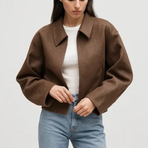 Dames Jas | Premium Straight | Met Kraag | Herfst