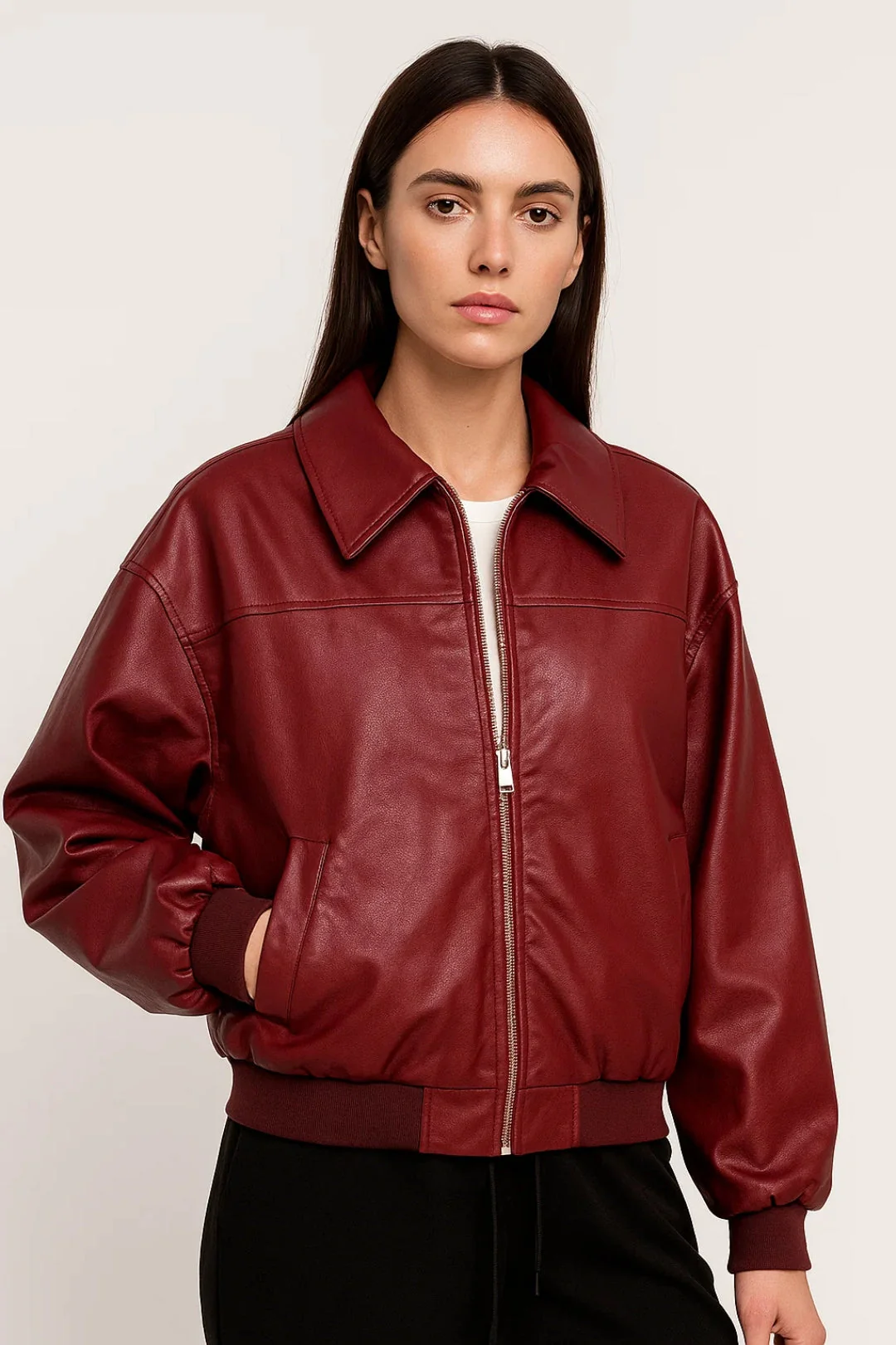 Dames Jas | Oversized Retro | Met Rits | Herfst - Afbeelding 6