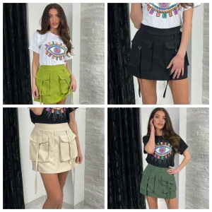 Musthave Cargo Skirt Double Pockets