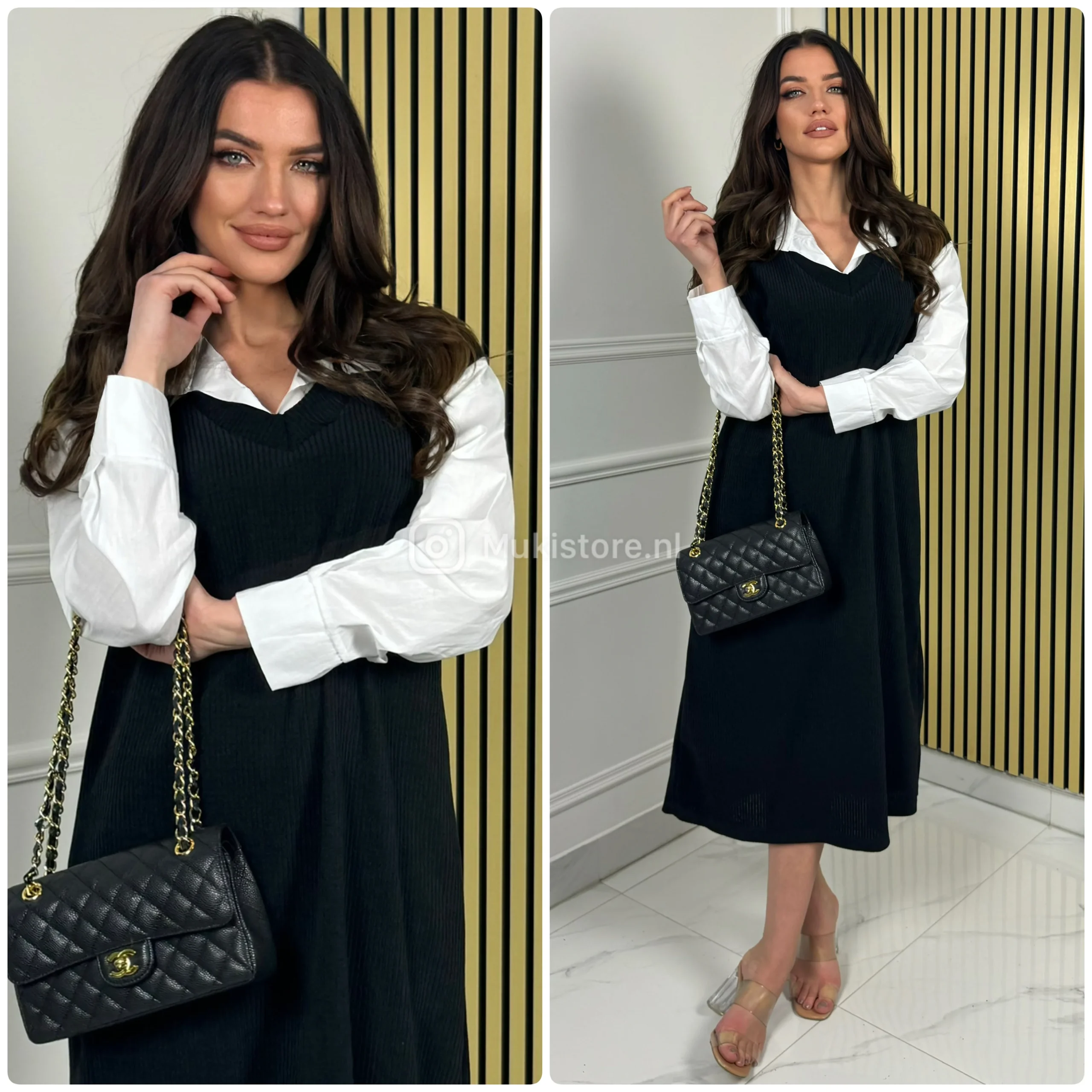 Corduroy One Piece Blouse Dress - Afbeelding 9