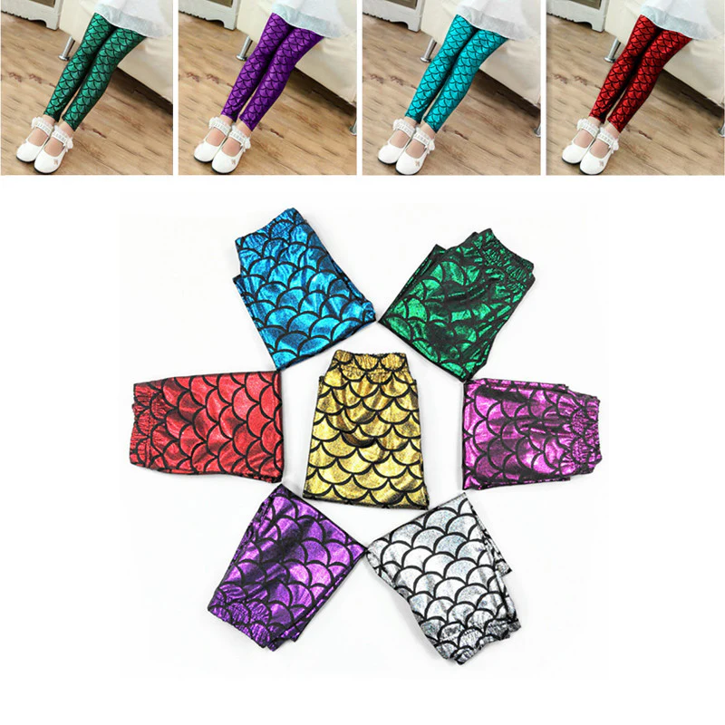 Mermaid glans legging - Afbeelding 3