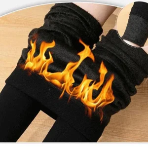 Zwarte thermo legging