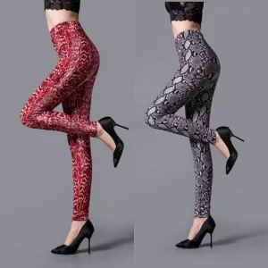 Legging met slangenprint
