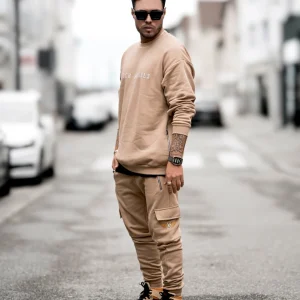 Dutch Angels Wings Embroidery Cargo Tracksuit