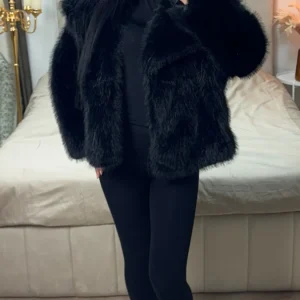 Faux Fur Teddy Jacket Collar