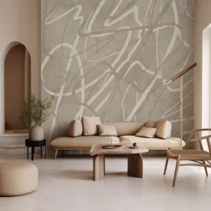 Behang Scribble Sand | Staaltje