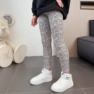 Legging met luipaard print