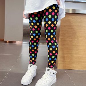 Zwarte legging smiley