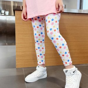 Witte legging met sterren