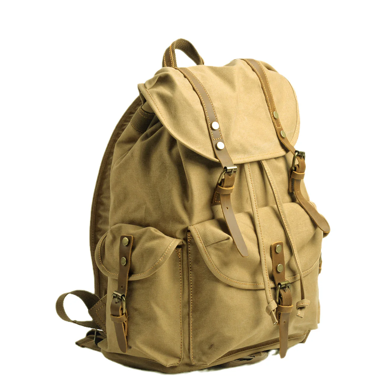 Militaire Canvas Rugzak | ExpeditionGear – Robuust en Betrouwbaar voor Avonturen - Afbeelding 8