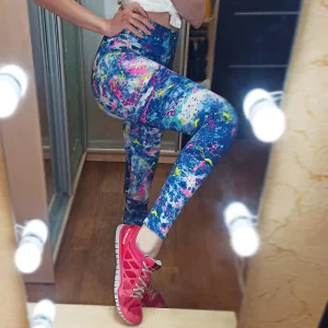 Graffiti legging voor dames