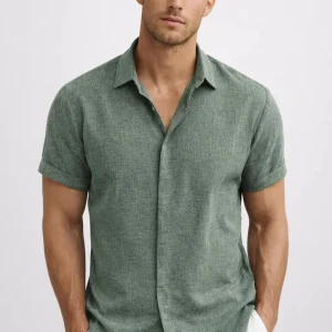 overhemd heren korte mouw | Casual & Comfortabel | Met kraag | Zomer