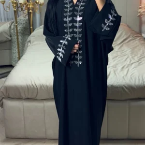 Oversized Abaya Glitter Design