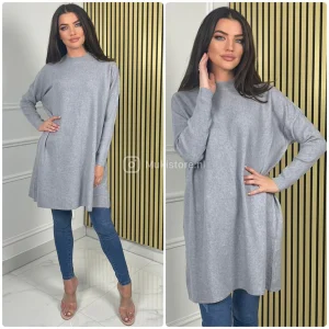 Oversized Dress Horizontal Ribbed 9887