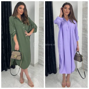 Perfect Summer Pocket Dress Oversized Buttons