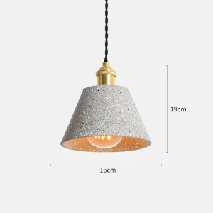 CementoGlow - Stijlvolle Cement Hanglamp voor een Industrieel Interieur