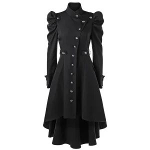 Selina - Stijlvolle Vampier Trenchcoat voor Dames