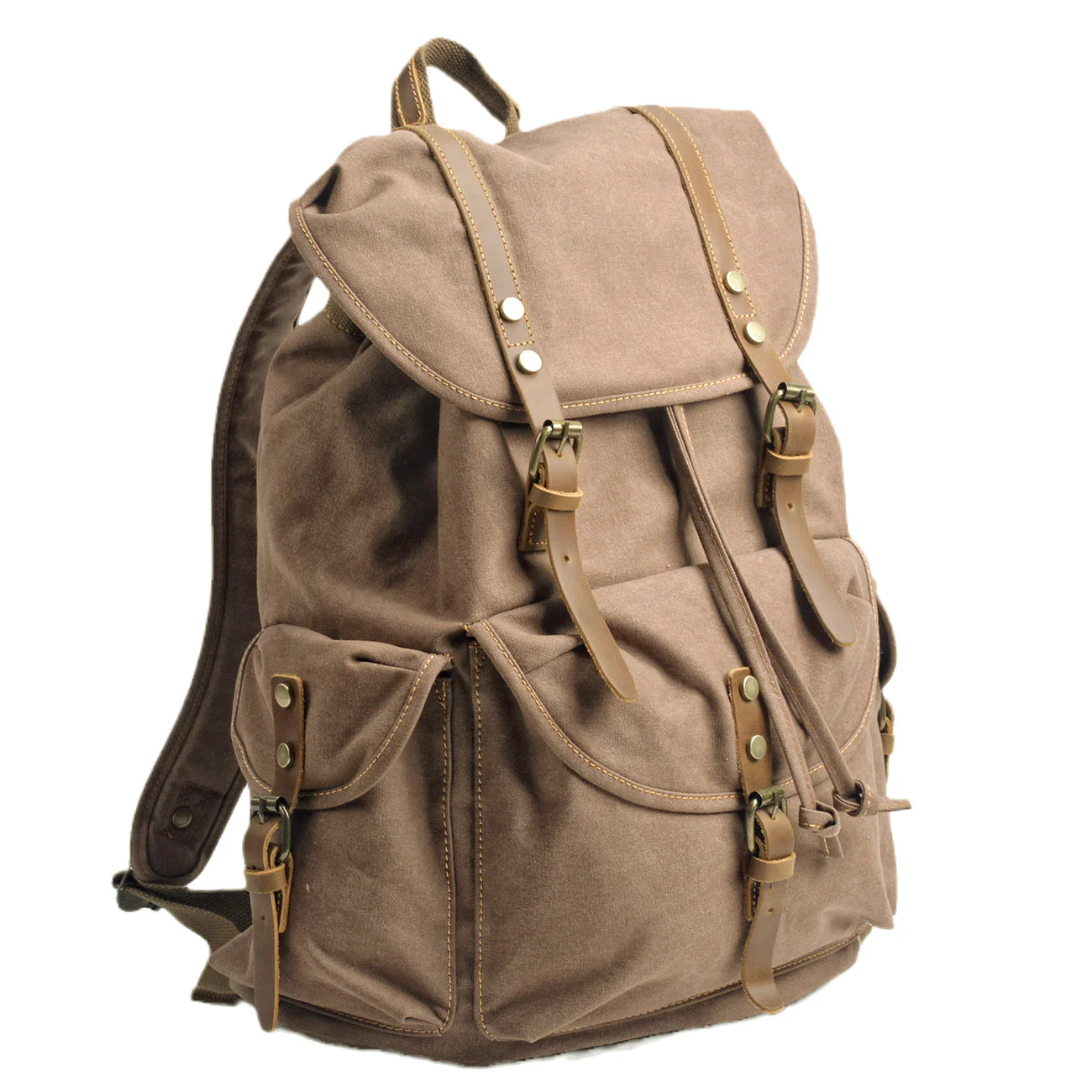 Militaire Canvas Rugzak | ExpeditionGear – Robuust en Betrouwbaar voor Avonturen - Afbeelding 9