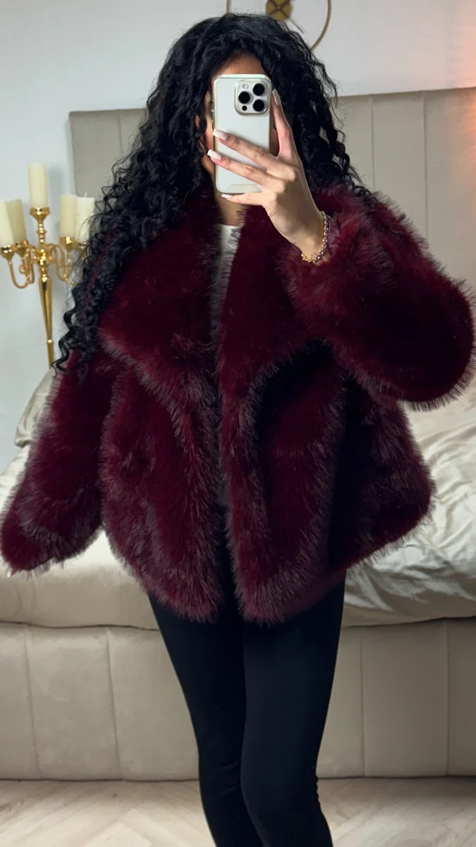 Faux Fur Viral Teddy Jacket - Afbeelding 3