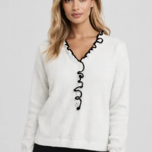 trui dames | Casual & Comfortabel | V-hals | Lente