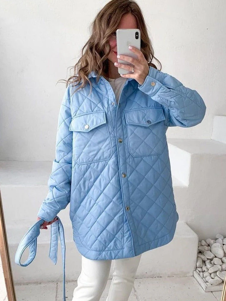 Nino&Stella - Dames Gewatteerde Jas Trenchcoat voor Seizoenwisseling 2023 - Afbeelding 4