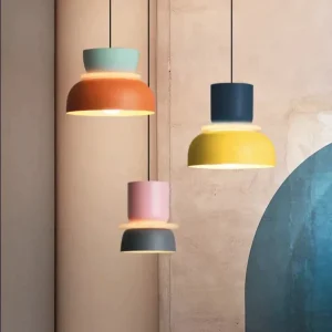 ScandiGlow Moderne Hanglamp - Scandinavische Hanglamp in Macaron Stijl voor Woonkamer en Eetkamer